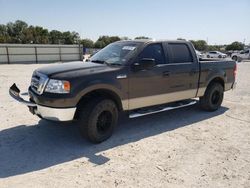 Salvage cars for sale from Copart New Braunfels, TX: 2008 Ford F150 Supercrew