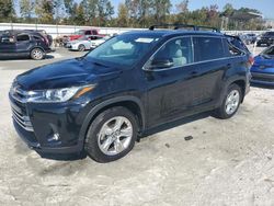 Carros salvage sin ofertas aún a la venta en subasta: 2018 Toyota Highlander Limited