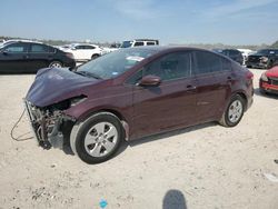 Salvage cars for sale at Houston, TX auction: 2017 KIA Forte LX