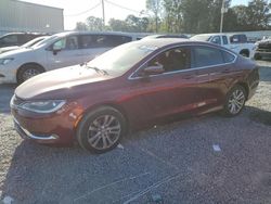 Salvage cars for sale at auction: 2016 Chrysler 200 Limited