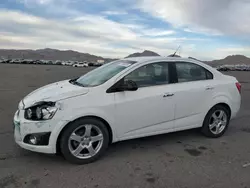 Carros salvage a la venta en subasta: 2013 Chevrolet Sonic LTZ