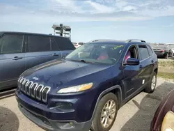 Salvage cars for sale at Riverview, FL auction: 2016 Jeep Cherokee Latitude