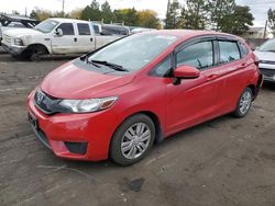 Honda salvage cars for sale: 2015 Honda FIT LX