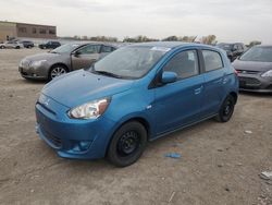 Mitsubishi Mirage DE salvage cars for sale: 2015 Mitsubishi Mirage DE