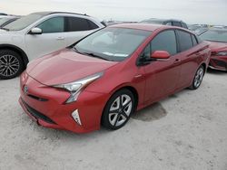 Salvage cars for sale at Riverview, FL auction: 2017 Toyota Prius