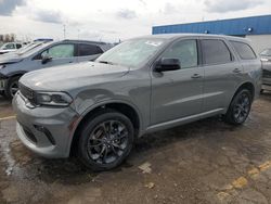 Salvage cars for sale at Woodhaven, MI auction: 2022 Dodge Durango SXT