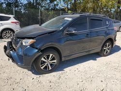 Salvage cars for sale at Cicero, IN auction: 2017 Toyota Rav4 XLE