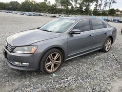 Vehiculos salvage en venta de Copart Byron, GA: 2014 Volkswagen Passat SEL