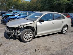 Salvage cars for sale at auction: 2015 Volkswagen Jetta SE