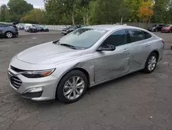 Chevrolet salvage cars for sale: 2021 Chevrolet Malibu LT