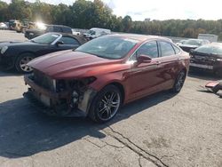 Salvage cars for sale at Rogersville, MO auction: 2014 Ford Fusion Titanium