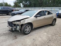 Salvage cars for sale at Midway, FL auction: 2006 Pontiac G6 SE1