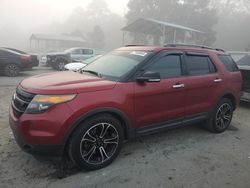 Salvage cars for sale at Savannah, GA auction: 2013 Ford Explorer Sport