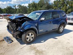 Salvage cars for sale at Ocala, FL auction: 2008 Ford Escape XLT