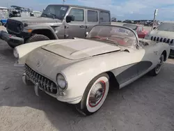 Salvage cars for sale at Arcadia, FL auction: 1956 Chevrolet Corvette