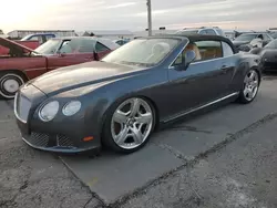 Salvage cars for sale at Riverview, FL auction: 2013 Bentley Continental GTC