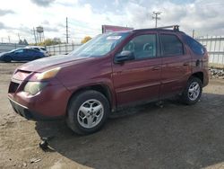 Salvage cars for sale at Chicago Heights, IL auction: 2003 Pontiac Aztek