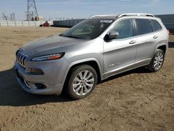 Jeep salvage cars for sale: 2017 Jeep Cherokee Overland