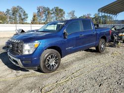 Salvage cars for sale at Spartanburg, SC auction: 2022 Nissan Titan S