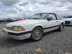 Salvage cars for sale at Riverview, FL auction: 1990 Ford Mustang LX