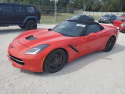 Salvage cars for sale at Fort Pierce, FL auction: 2015 Chevrolet Corvette Stingray Z51 2LT