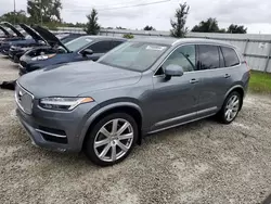 Salvage cars for sale at Arcadia, FL auction: 2019 Volvo XC90 T6 Inscription