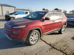 Salvage cars for sale at Tulsa, OK auction: 2014 Jeep Cherokee Limited