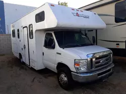 Salvage trucks for sale at Colton, CA auction: 2015 Ford Econoline E350 Super Duty Cutaway Van