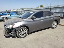 Salvage cars for sale from Copart Bakersfield, CA: 2018 Nissan Sentra S