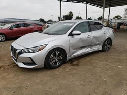 Salvage cars for sale from Copart San Diego, CA: 2021 Nissan Sentra SV