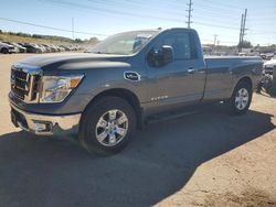 Salvage cars for sale at Colorado Springs, CO auction: 2017 Nissan Titan S