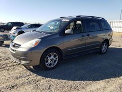 Salvage cars for sale at Sacramento, CA auction: 2004 Toyota Sienna XLE