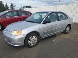 Honda Civic salvage cars for sale: 2003 Honda Civic LX