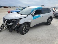 Salvage cars for sale at Arcadia, FL auction: 2021 Nissan Rogue SV