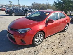 Salvage cars for sale from Copart Lexington, KY: 2015 Toyota Corolla L