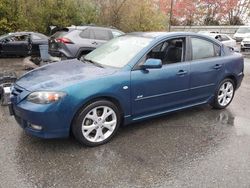 Mazda 3 s salvage cars for sale: 2007 Mazda 3 S