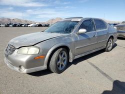 Salvage cars for sale at North Las Vegas, NV auction: 2001 Nissan Maxima GXE