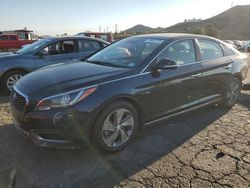 Salvage cars for sale at Colton, CA auction: 2017 Hyundai Sonata Hybrid