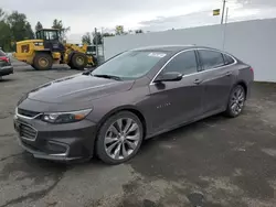 Vehiculos salvage en venta de Copart Portland, OR: 2016 Chevrolet Malibu Premier