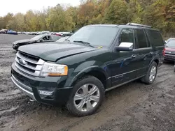 Ford salvage cars for sale: 2016 Ford Expedition Platinum