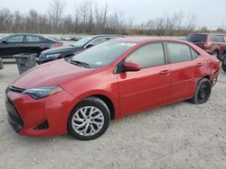 Salvage cars for sale at Leroy, NY auction: 2018 Toyota Corolla L