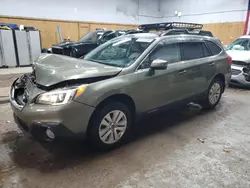 Salvage cars for sale at Kincheloe, MI auction: 2017 Subaru Outback 2.5I Premium