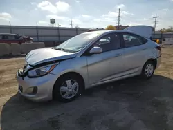 Salvage cars for sale at Chicago Heights, IL auction: 2016 Hyundai Accent SE