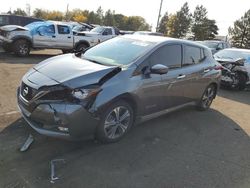 Nissan salvage cars for sale: 2018 Nissan Leaf S