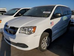 Salvage cars for sale at Grand Prairie, TX auction: 2017 Dodge Grand Caravan SE