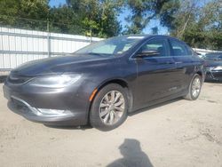 Salvage cars for sale at Hampton, VA auction: 2015 Chrysler 200 C