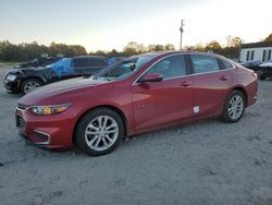 Salvage cars for sale at Augusta, GA auction: 2016 Chevrolet Malibu LT