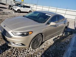 Salvage cars for sale at Cahokia Heights, IL auction: 2017 Ford Fusion SE