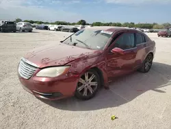 Salvage cars for sale at San Antonio, TX auction: 2014 Chrysler 200 LX