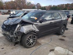 Salvage cars for sale from Copart Rogersville, MO: 2016 Ford Explorer Sport